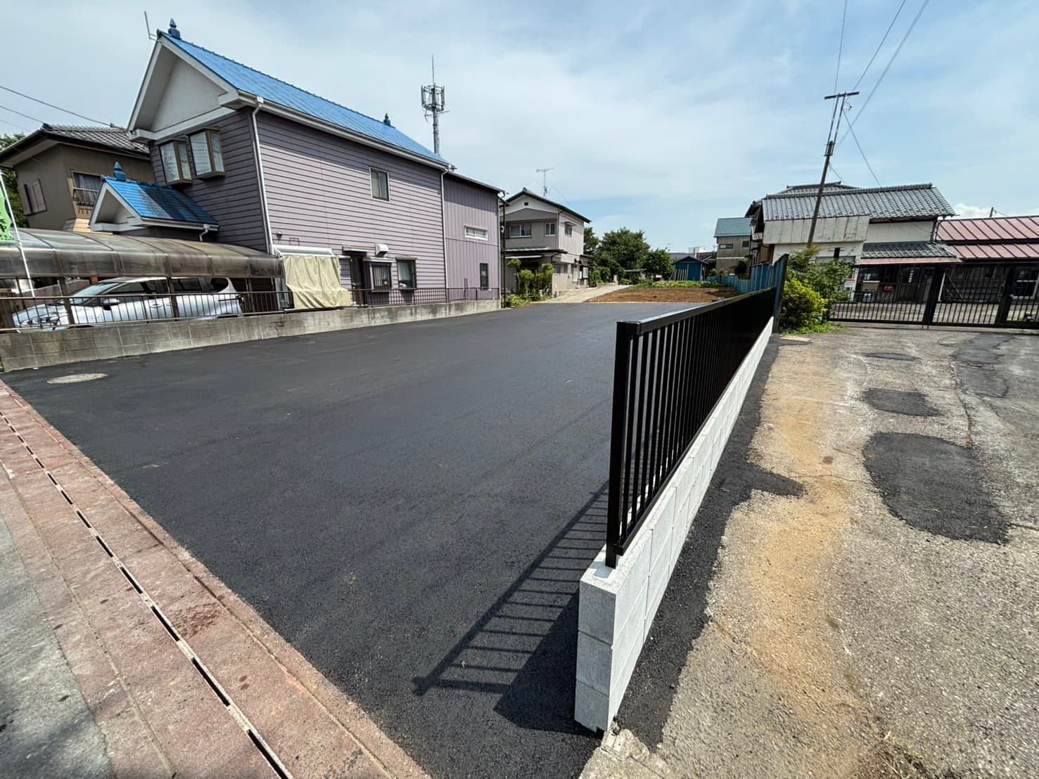 基礎工事中(アフター)